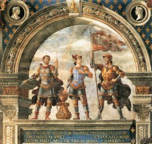 Domenico Ghirlandaio œuvres - Décoration de la Sala Del Gigli