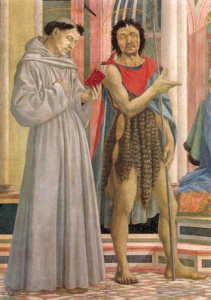 Domenico Veneziano Types de peintures - La Vierge à l'Enfant avec les saints2