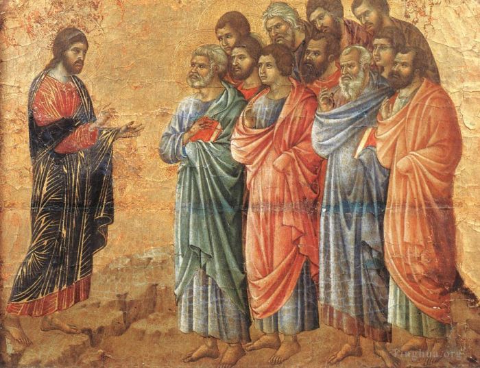 Duccio di Buoninsegna Types de peintures - Apparition sur la montagne en Galilée