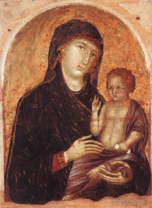 Duccio di Buoninsegna œuvres - Vierge à l'Enfant