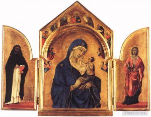 Duccio di Buoninsegna œuvres - Triptyque