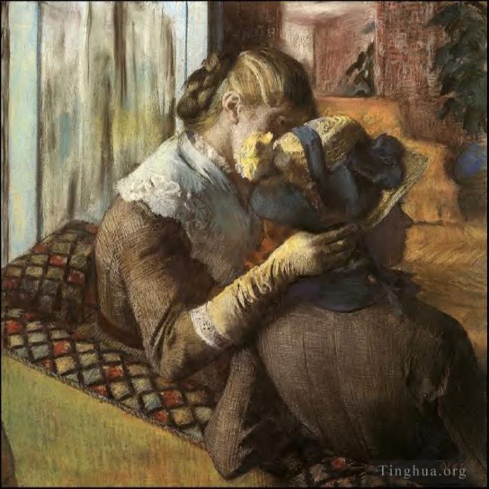 Edgar Degas Peinture à l'huile - Chez la Modiste