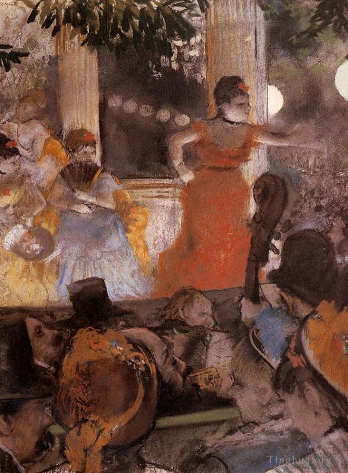 Edgar Degas Peinture à l'huile - Le Café-concert aux ambassadeurs