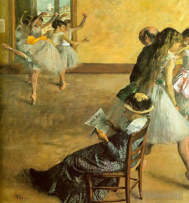 Edgar Degas Peinture à l'huile - Cours de ballet