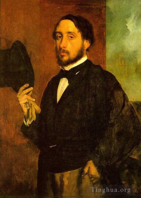Edgar Degas Peinture à l'huile - Autoportrait