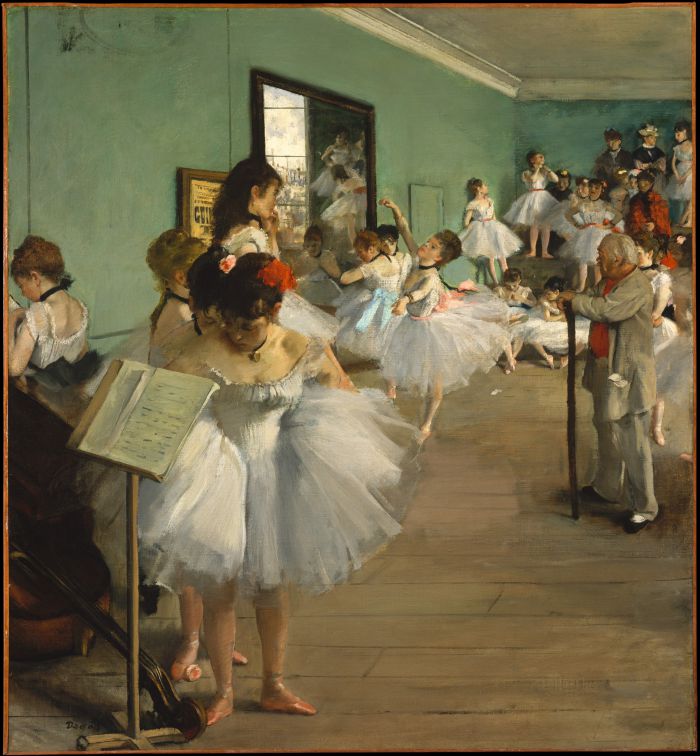 Edgar Degas Peinture à l'huile - La Classe de Danse