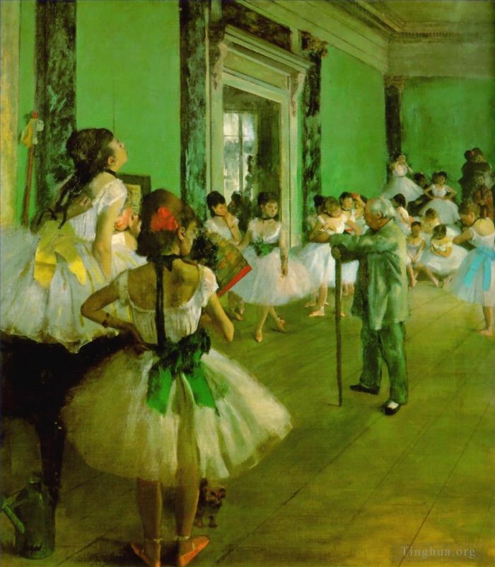 Edgar Degas Peinture à l'huile - La Classe de danse