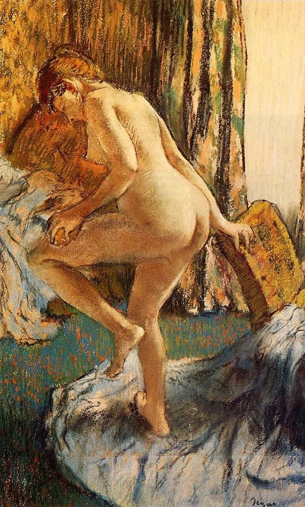Edgar Degas Types de peintures - Après le bain 2