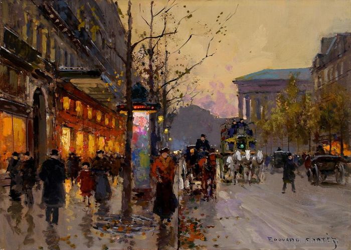Édouard-Léon Cortès Peinture à l'huile - 7 boulevard de la Madeleine 3