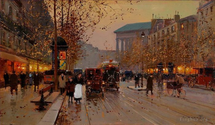 Édouard-Léon Cortès Peinture à l'huile - 8 boulevard de la Madeleine 4