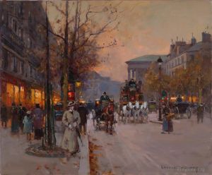 Édouard-Léon Cortès œuvres - Boulevard de la Madeleine 4
