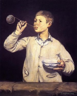 Édouard Manet œuvres - Garçon soufflant des bulles