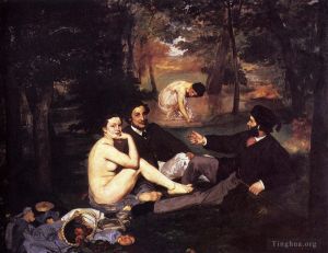 Édouard Manet œuvres - Le Déjeuner sur l'herbe (Le Bain)
