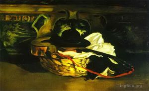 Édouard Manet œuvres - Guitare et chapeau