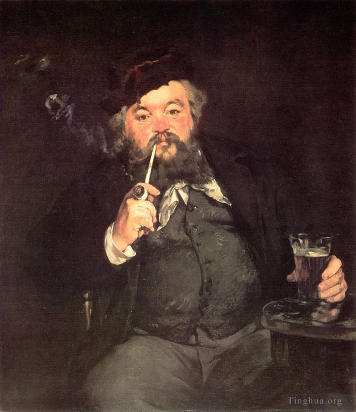 Édouard Manet Peinture à l'huile - Le Bon Bock Un Bon Verre de Bière
