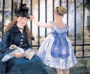 Édouard Manet œuvres - Le Chemin De Fer