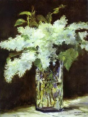 Édouard Manet œuvres - Lilas dans un verre