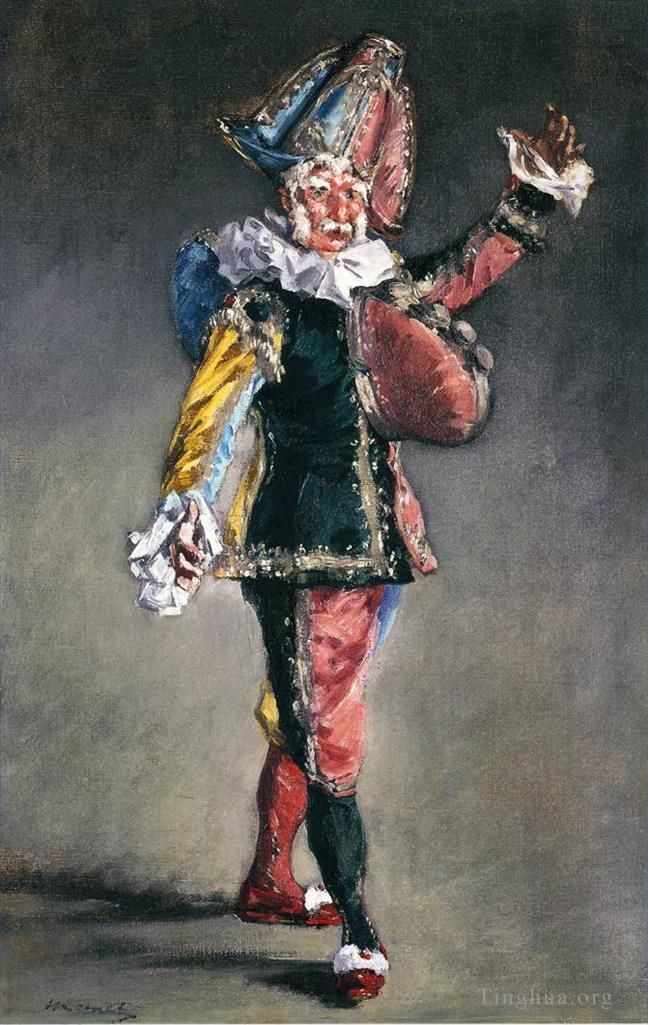 Édouard Manet Peinture à l'huile - Polichinelle