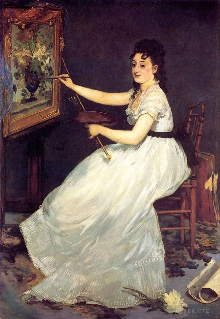 Édouard Manet Peinture à l'huile - Portrait d'Eva González