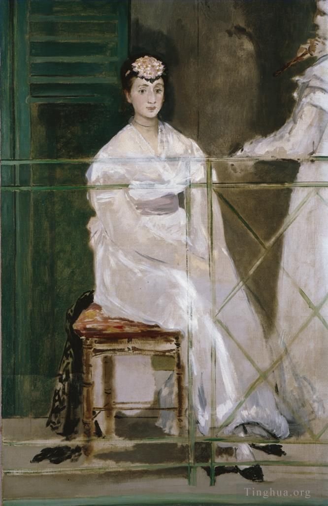 Édouard Manet Peinture à l'huile - Portrait de Mademoiselle Claus