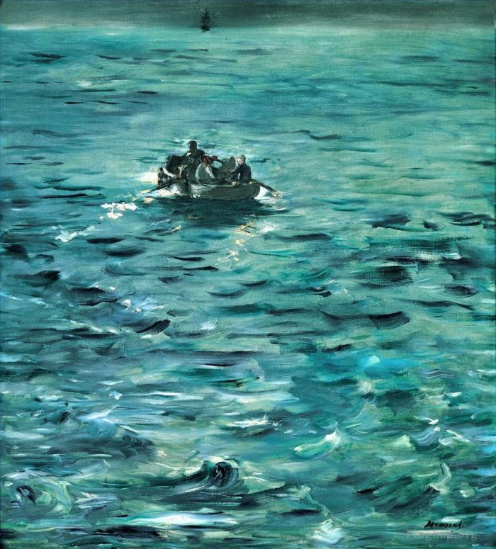 Édouard Manet Peinture à l'huile - Évasion Rochefort