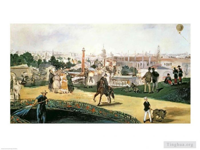 Édouard Manet Peinture à l'huile - L'Exposition universelle
