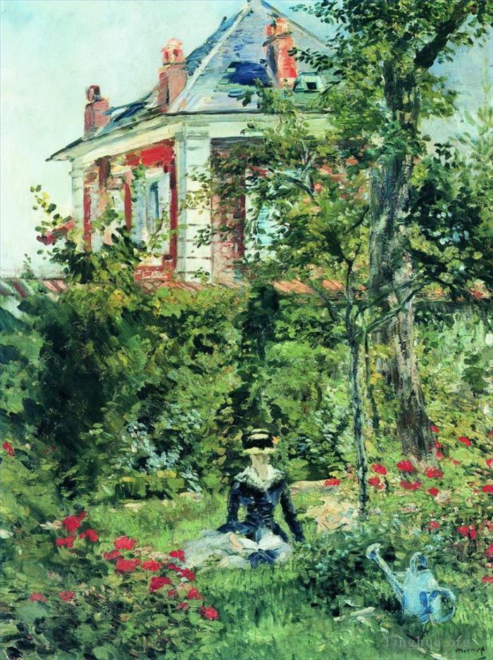 Édouard Manet Peinture à l'huile - Le jardin de Bellevue