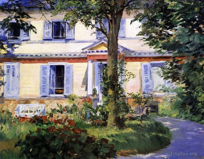 Édouard Manet Peinture à l'huile - La Maison à Rueil