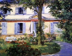 Édouard Manet œuvres - La Maison à Rueil