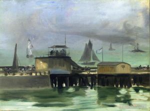 Édouard Manet œuvres - La jetée de Boulogne