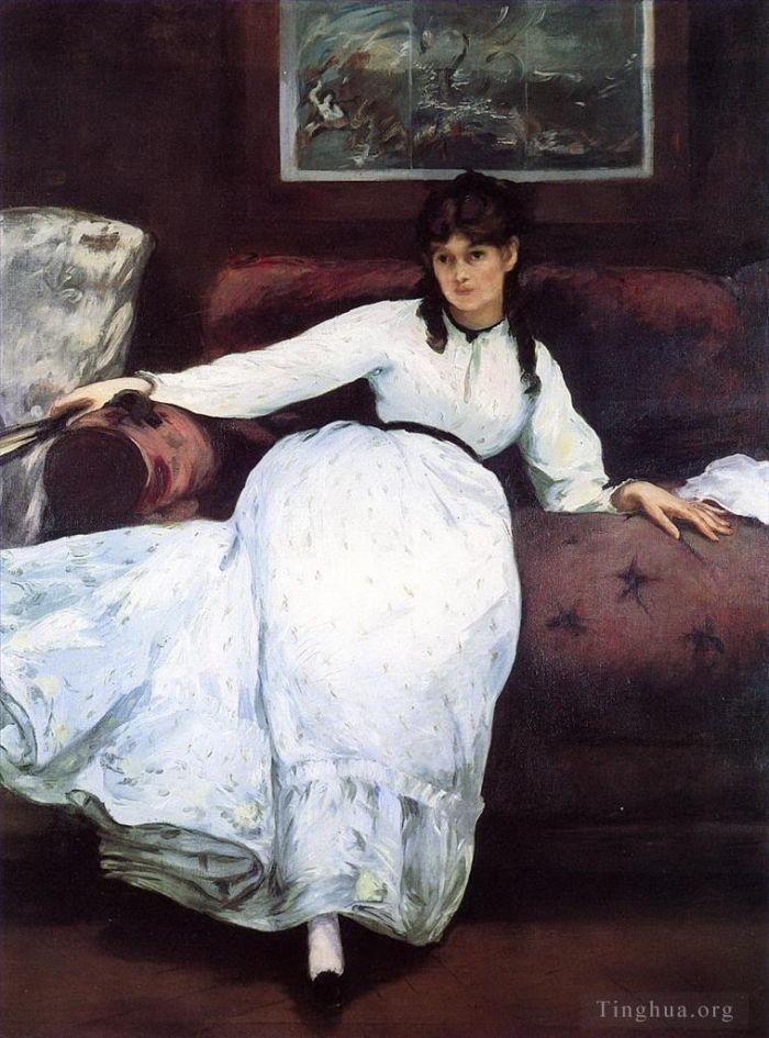 Édouard Manet Peinture à l'huile - Le portrait de repos de