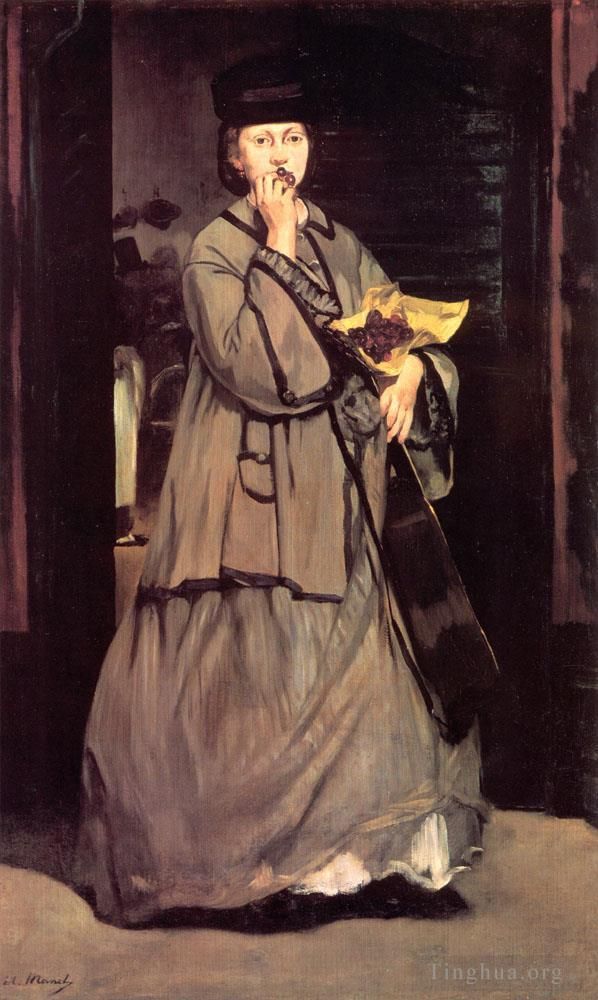 Édouard Manet Peinture à l'huile - Le chanteur de rue