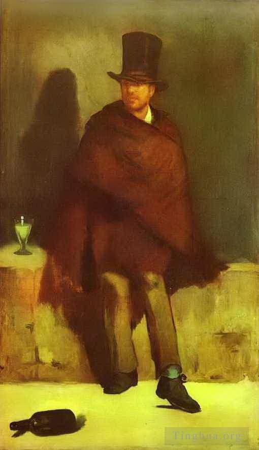 Édouard Manet Peinture à l'huile - Le buveur d'absinthe