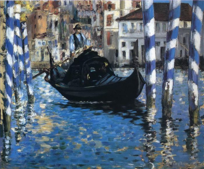 Édouard Manet Peinture à l'huile - Le grand canal de Venise
