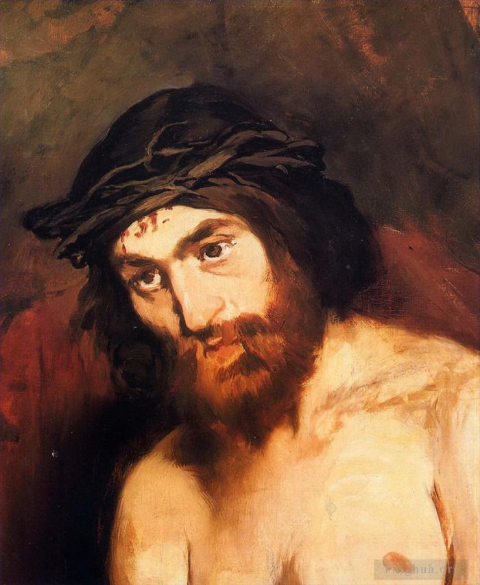 Édouard Manet Peinture à l'huile - La tête du Christ