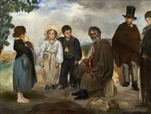 Édouard Manet œuvres - Le vieux musicien
