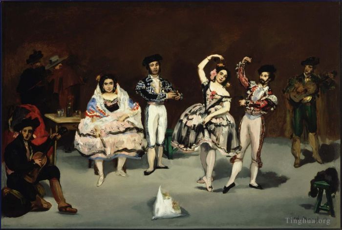 Édouard Manet Peinture à l'huile - Le ballet espagnol