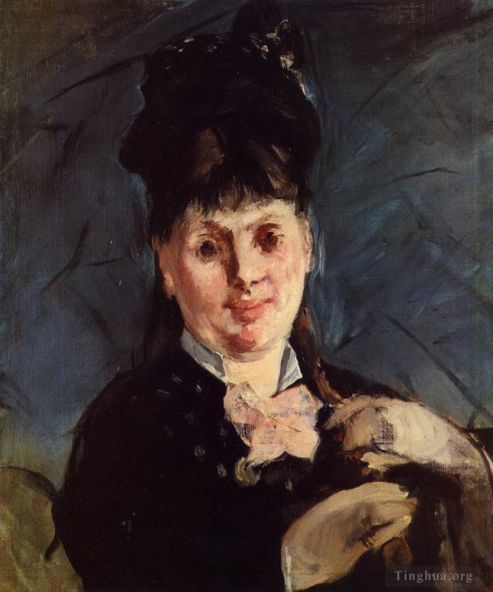 Édouard Manet Peinture à l'huile - Femme avec parapluie