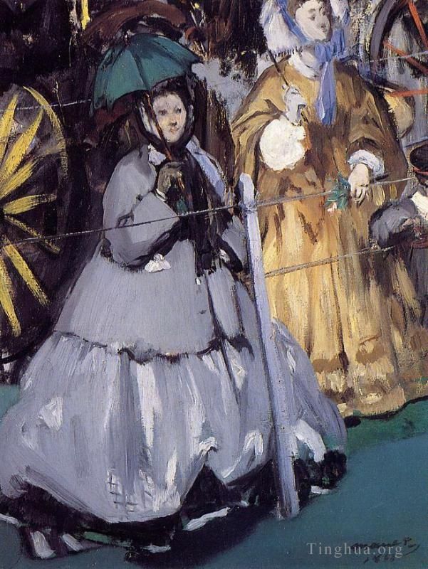 Édouard Manet Peinture à l'huile - Les femmes aux courses
