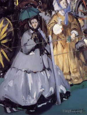 Édouard Manet œuvres - Les femmes aux courses