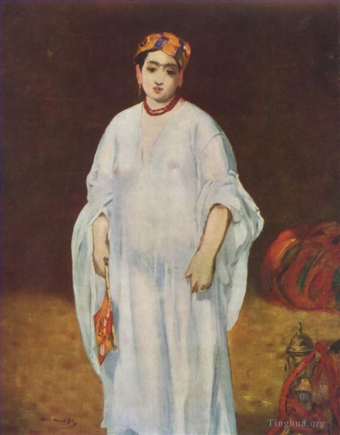 Édouard Manet Peinture à l'huile - Jeune femme en costume oriental