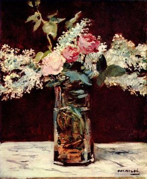 Édouard Manet œuvres - Lilas et roses