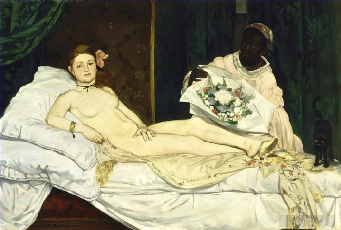 Édouard Manet Peinture à l'huile - Olympie