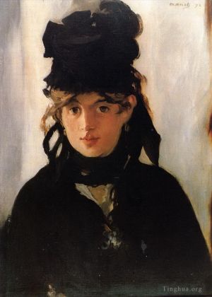 Édouard Manet œuvres - Berthe Morisot au bouquet de violettes