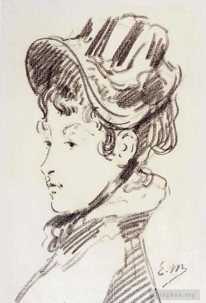 Édouard Manet Types de peintures - Portrait De Mme Jules Guillemet