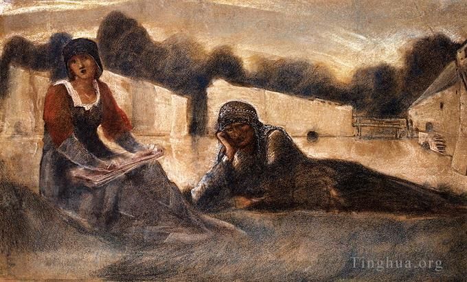 Edward Burne-Jones Peinture à l'huile - Le Chant D'Amour