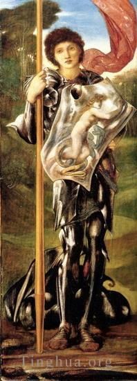 Edward Burne-Jones œuvres - Saint Georges 1873