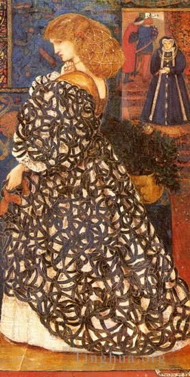 Edward Burne-Jones Peinture à l'huile - Sidonia von Bork