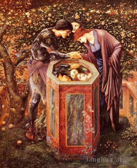 Edward Burne-Jones Peinture à l'huile - La tête funeste