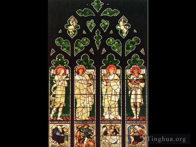 Edward Burne-Jones Types de peintures - Christ Church Oxford La fenêtre commémorative Vyner